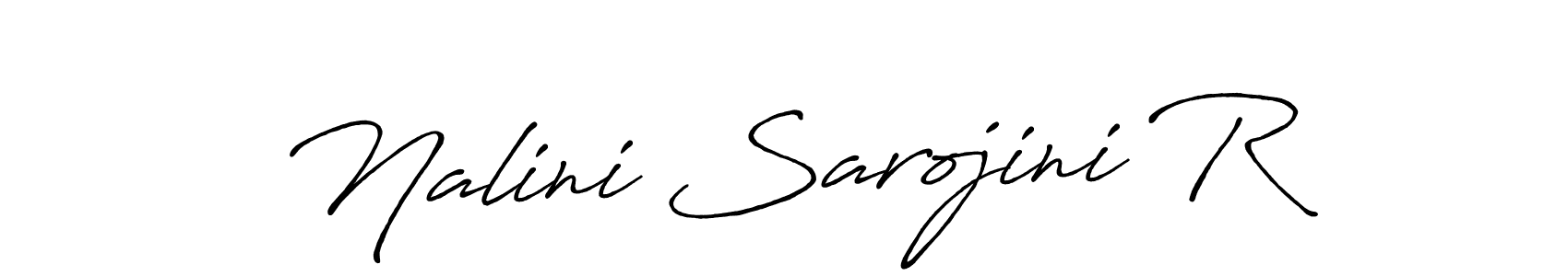 You can use this online signature creator to create a handwritten signature for the name Nalini Sarojini R. This is the best online autograph maker. Nalini Sarojini R signature style 7 images and pictures png