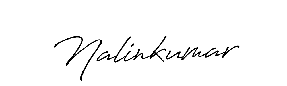 Create a beautiful signature design for name Nalinkumar. With this signature (Antro_Vectra_Bolder) fonts, you can make a handwritten signature for free. Nalinkumar signature style 7 images and pictures png