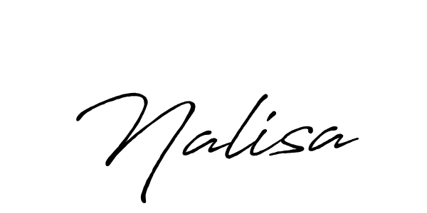 Also You can easily find your signature by using the search form. We will create Nalisa name handwritten signature images for you free of cost using Antro_Vectra_Bolder sign style. Nalisa signature style 7 images and pictures png