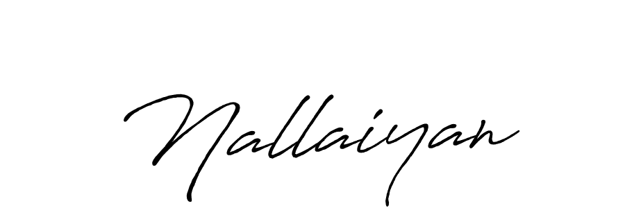 Create a beautiful signature design for name Nallaiyan. With this signature (Antro_Vectra_Bolder) fonts, you can make a handwritten signature for free. Nallaiyan signature style 7 images and pictures png