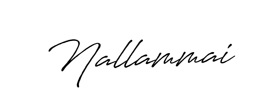 How to make Nallammai name signature. Use Antro_Vectra_Bolder style for creating short signs online. This is the latest handwritten sign. Nallammai signature style 7 images and pictures png