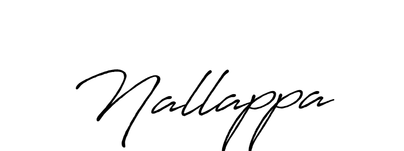 Similarly Antro_Vectra_Bolder is the best handwritten signature design. Signature creator online .You can use it as an online autograph creator for name Nallappa. Nallappa signature style 7 images and pictures png