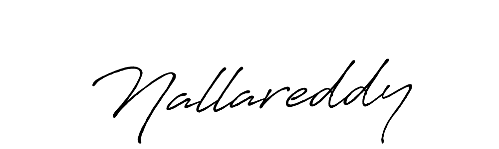 Design your own signature with our free online signature maker. With this signature software, you can create a handwritten (Antro_Vectra_Bolder) signature for name Nallareddy. Nallareddy signature style 7 images and pictures png