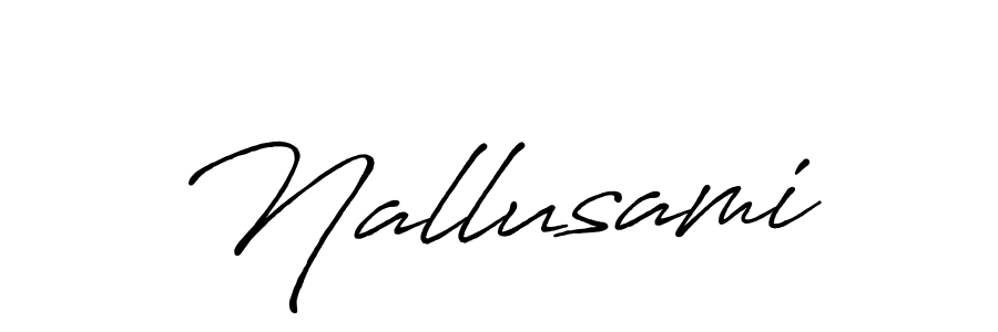 You should practise on your own different ways (Antro_Vectra_Bolder) to write your name (Nallusami) in signature. don't let someone else do it for you. Nallusami signature style 7 images and pictures png