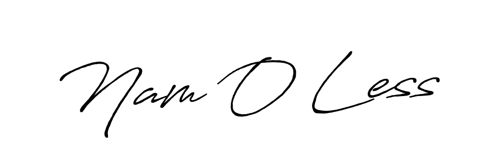 Once you've used our free online signature maker to create your best signature Antro_Vectra_Bolder style, it's time to enjoy all of the benefits that Nam O Less name signing documents. Nam O Less signature style 7 images and pictures png