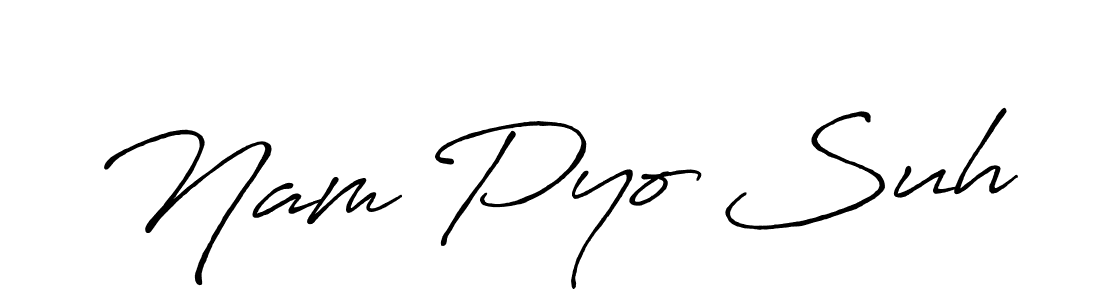 It looks lik you need a new signature style for name Nam Pyo Suh. Design unique handwritten (Antro_Vectra_Bolder) signature with our free signature maker in just a few clicks. Nam Pyo Suh signature style 7 images and pictures png