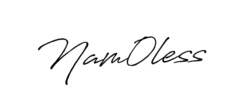 Create a beautiful signature design for name Nam0less. With this signature (Antro_Vectra_Bolder) fonts, you can make a handwritten signature for free. Nam0less signature style 7 images and pictures png