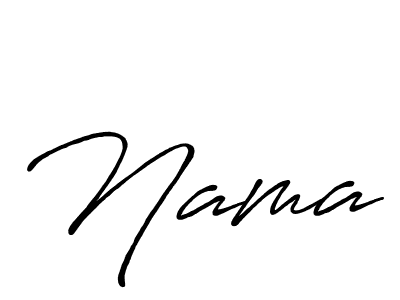 How to make Nama name signature. Use Antro_Vectra_Bolder style for creating short signs online. This is the latest handwritten sign. Nama signature style 7 images and pictures png