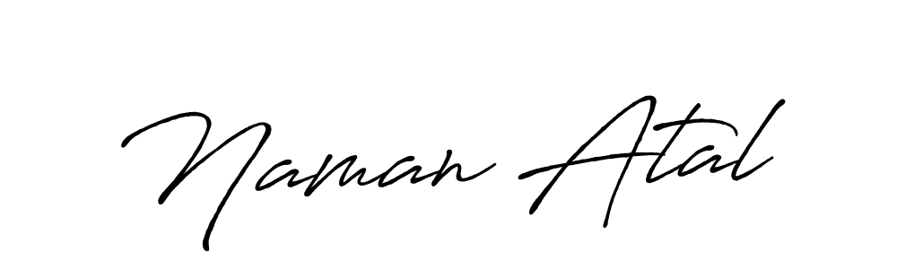 How to make Naman Atal signature? Antro_Vectra_Bolder is a professional autograph style. Create handwritten signature for Naman Atal name. Naman Atal signature style 7 images and pictures png