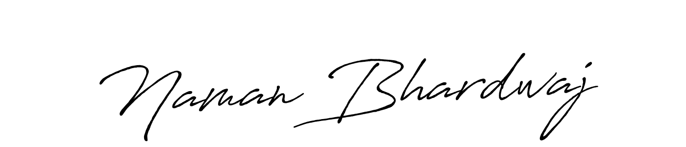 Design your own signature with our free online signature maker. With this signature software, you can create a handwritten (Antro_Vectra_Bolder) signature for name Naman Bhardwaj. Naman Bhardwaj signature style 7 images and pictures png