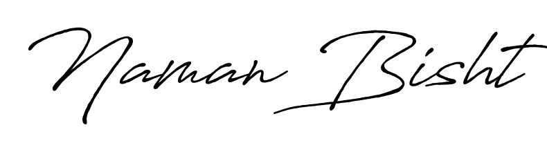 Make a beautiful signature design for name Naman Bisht. Use this online signature maker to create a handwritten signature for free. Naman Bisht signature style 7 images and pictures png