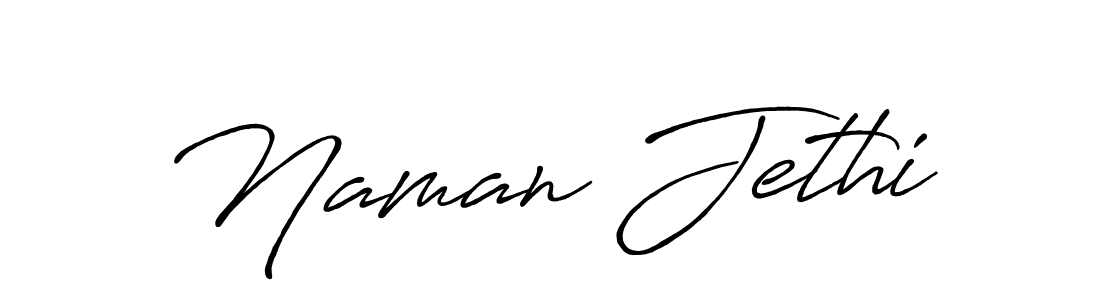 Also we have Naman Jethi name is the best signature style. Create professional handwritten signature collection using Antro_Vectra_Bolder autograph style. Naman Jethi signature style 7 images and pictures png