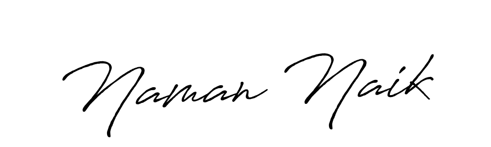 Also we have Naman Naik name is the best signature style. Create professional handwritten signature collection using Antro_Vectra_Bolder autograph style. Naman Naik signature style 7 images and pictures png