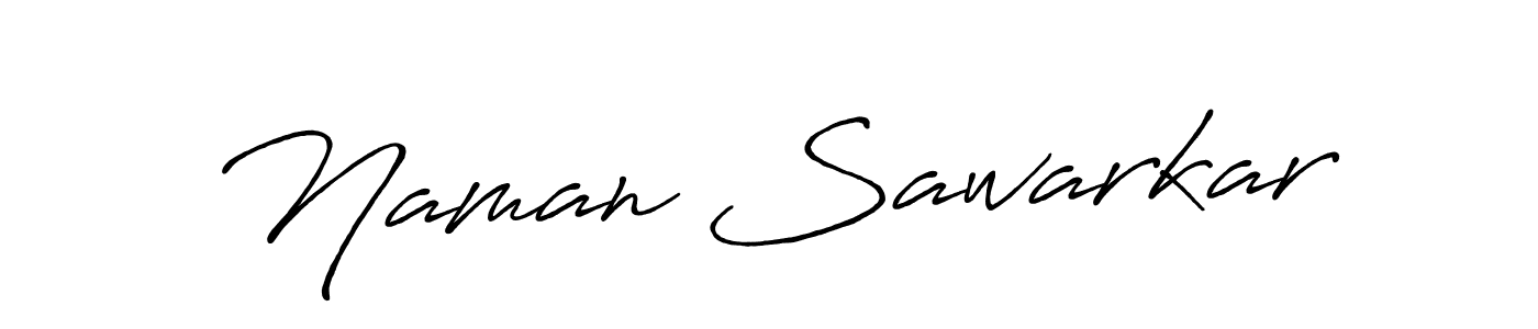 Design your own signature with our free online signature maker. With this signature software, you can create a handwritten (Antro_Vectra_Bolder) signature for name Naman Sawarkar. Naman Sawarkar signature style 7 images and pictures png