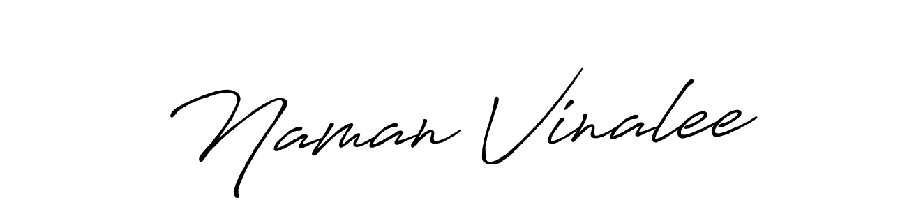 Similarly Antro_Vectra_Bolder is the best handwritten signature design. Signature creator online .You can use it as an online autograph creator for name Naman Vinalee. Naman Vinalee signature style 7 images and pictures png