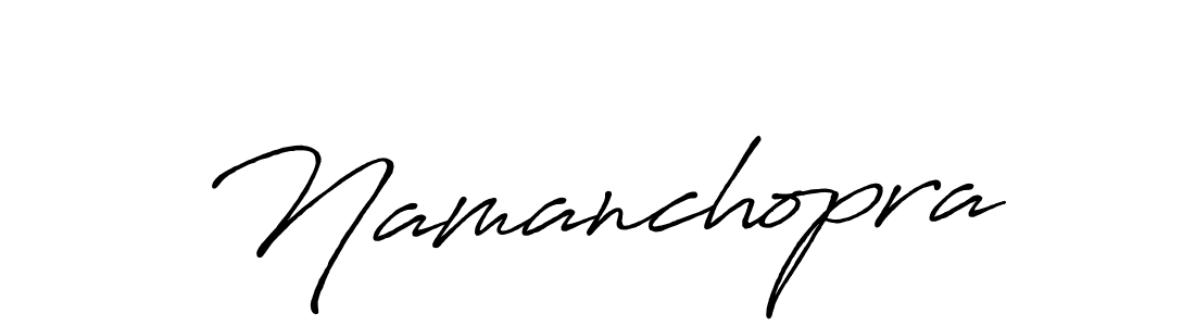 How to Draw Namanchopra signature style? Antro_Vectra_Bolder is a latest design signature styles for name Namanchopra. Namanchopra signature style 7 images and pictures png