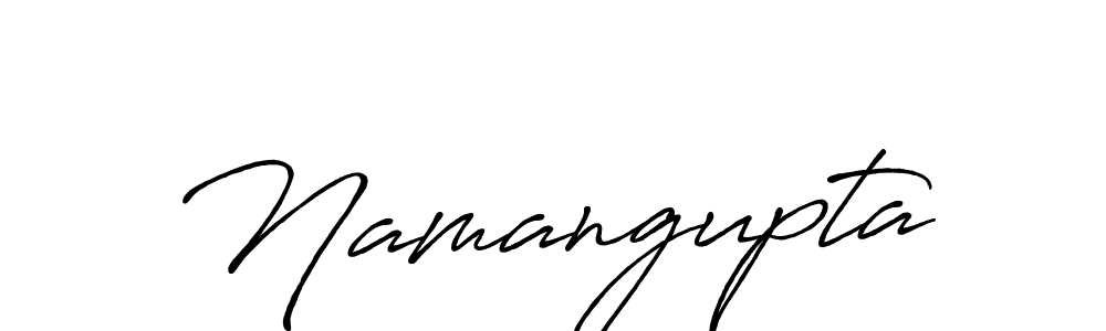 It looks lik you need a new signature style for name Namangupta. Design unique handwritten (Antro_Vectra_Bolder) signature with our free signature maker in just a few clicks. Namangupta signature style 7 images and pictures png