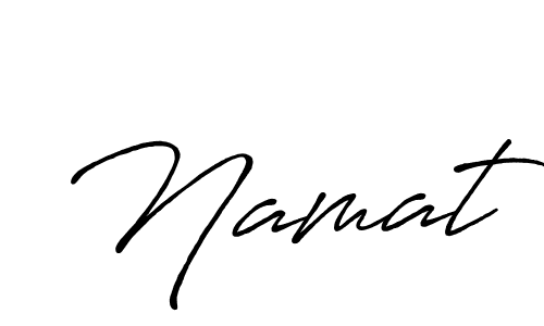 Once you've used our free online signature maker to create your best signature Antro_Vectra_Bolder style, it's time to enjoy all of the benefits that Namat name signing documents. Namat signature style 7 images and pictures png
