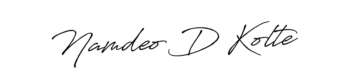 if you are searching for the best signature style for your name Namdeo D Kolte. so please give up your signature search. here we have designed multiple signature styles  using Antro_Vectra_Bolder. Namdeo D Kolte signature style 7 images and pictures png