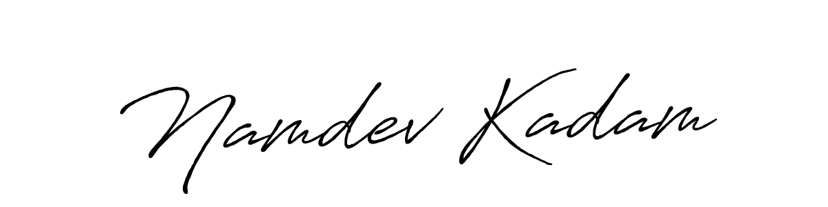 Namdev Kadam stylish signature style. Best Handwritten Sign (Antro_Vectra_Bolder) for my name. Handwritten Signature Collection Ideas for my name Namdev Kadam. Namdev Kadam signature style 7 images and pictures png