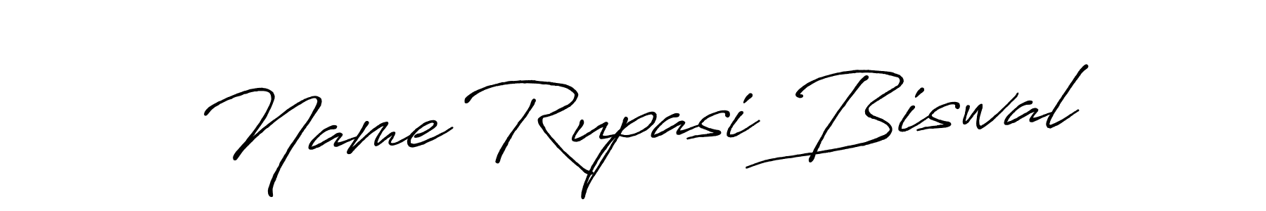 Design your own signature with our free online signature maker. With this signature software, you can create a handwritten (Antro_Vectra_Bolder) signature for name Name Rupasi Biswal. Name Rupasi Biswal signature style 7 images and pictures png