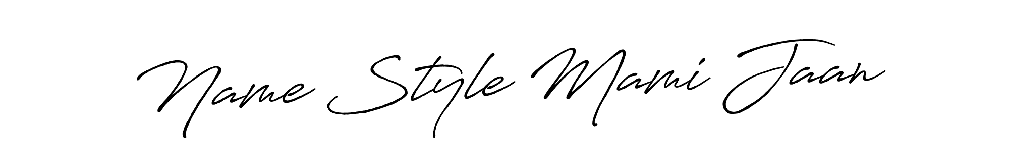 if you are searching for the best signature style for your name Name Style Mami Jaan. so please give up your signature search. here we have designed multiple signature styles  using Antro_Vectra_Bolder. Name Style Mami Jaan signature style 7 images and pictures png