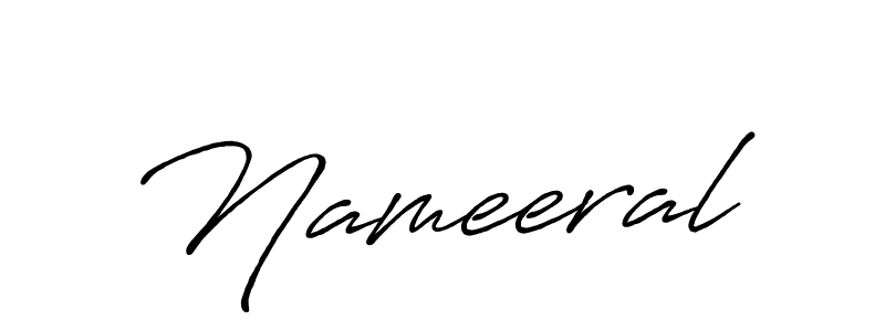Nameeral stylish signature style. Best Handwritten Sign (Antro_Vectra_Bolder) for my name. Handwritten Signature Collection Ideas for my name Nameeral. Nameeral signature style 7 images and pictures png