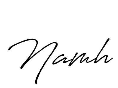 See photos of Namh official signature by Spectra . Check more albums & portfolios. Read reviews & check more about Antro_Vectra_Bolder font. Namh signature style 7 images and pictures png