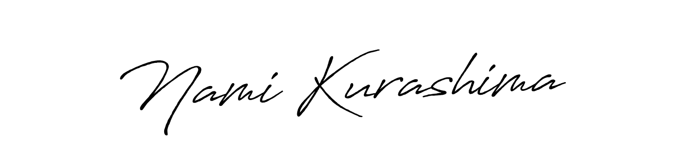 How to make Nami Kurashima name signature. Use Antro_Vectra_Bolder style for creating short signs online. This is the latest handwritten sign. Nami Kurashima signature style 7 images and pictures png