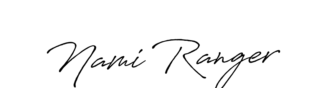 It looks lik you need a new signature style for name Nami Ranger. Design unique handwritten (Antro_Vectra_Bolder) signature with our free signature maker in just a few clicks. Nami Ranger signature style 7 images and pictures png