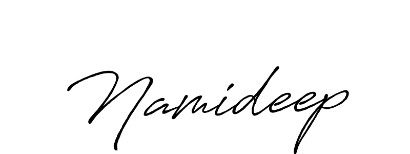 Make a beautiful signature design for name Namideep. Use this online signature maker to create a handwritten signature for free. Namideep signature style 7 images and pictures png