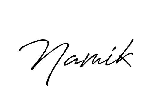 The best way (Antro_Vectra_Bolder) to make a short signature is to pick only two or three words in your name. The name Namik include a total of six letters. For converting this name. Namik signature style 7 images and pictures png