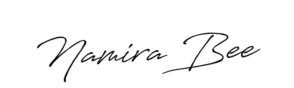 Make a beautiful signature design for name Namira Bee. Use this online signature maker to create a handwritten signature for free. Namira Bee signature style 7 images and pictures png