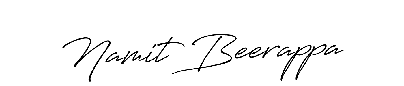 Antro_Vectra_Bolder is a professional signature style that is perfect for those who want to add a touch of class to their signature. It is also a great choice for those who want to make their signature more unique. Get Namit Beerappa name to fancy signature for free. Namit Beerappa signature style 7 images and pictures png