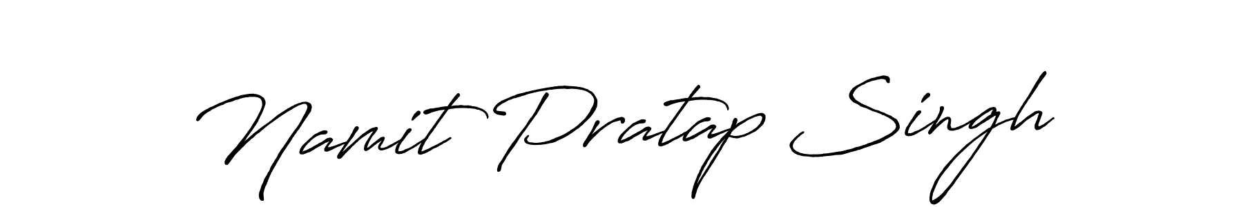 Also we have Namit Pratap Singh name is the best signature style. Create professional handwritten signature collection using Antro_Vectra_Bolder autograph style. Namit Pratap Singh signature style 7 images and pictures png