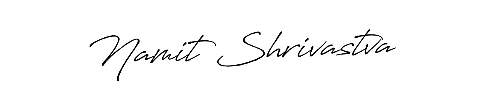 Also You can easily find your signature by using the search form. We will create Namit Shrivastva name handwritten signature images for you free of cost using Antro_Vectra_Bolder sign style. Namit Shrivastva signature style 7 images and pictures png