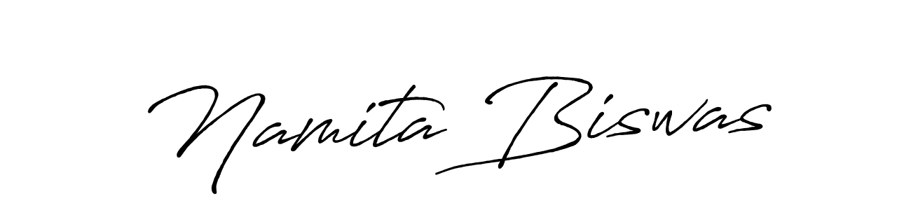 Also we have Namita Biswas name is the best signature style. Create professional handwritten signature collection using Antro_Vectra_Bolder autograph style. Namita Biswas signature style 7 images and pictures png