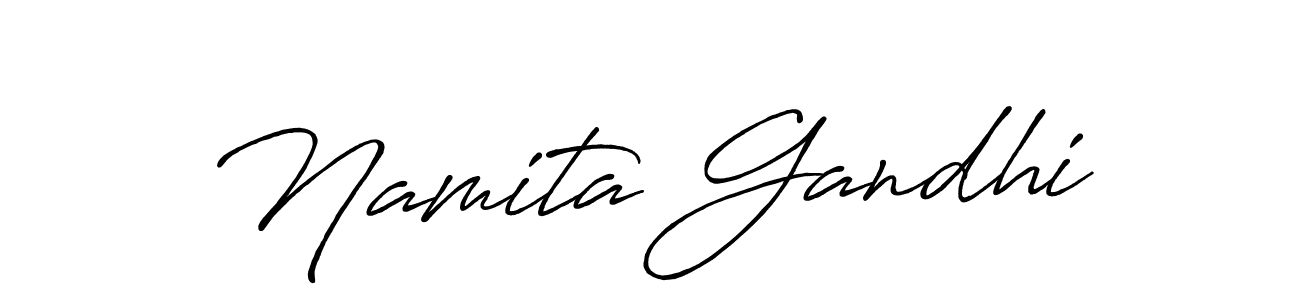 It looks lik you need a new signature style for name Namita Gandhi. Design unique handwritten (Antro_Vectra_Bolder) signature with our free signature maker in just a few clicks. Namita Gandhi signature style 7 images and pictures png