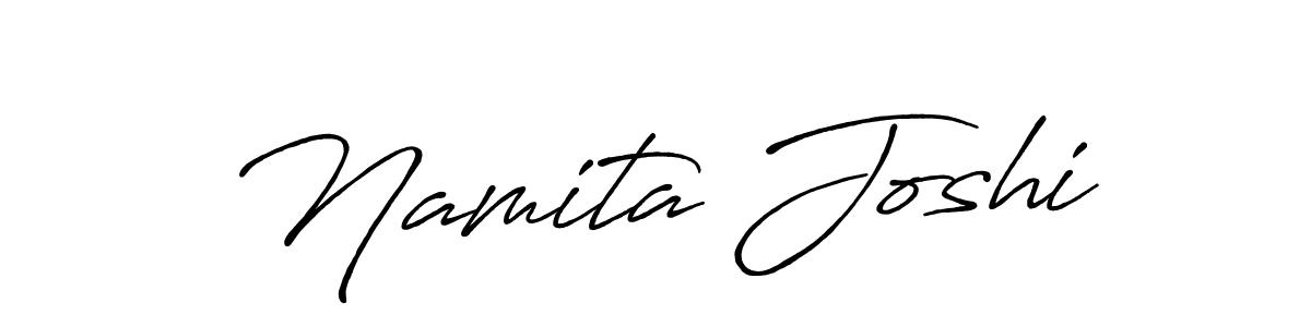 Similarly Antro_Vectra_Bolder is the best handwritten signature design. Signature creator online .You can use it as an online autograph creator for name Namita Joshi. Namita Joshi signature style 7 images and pictures png