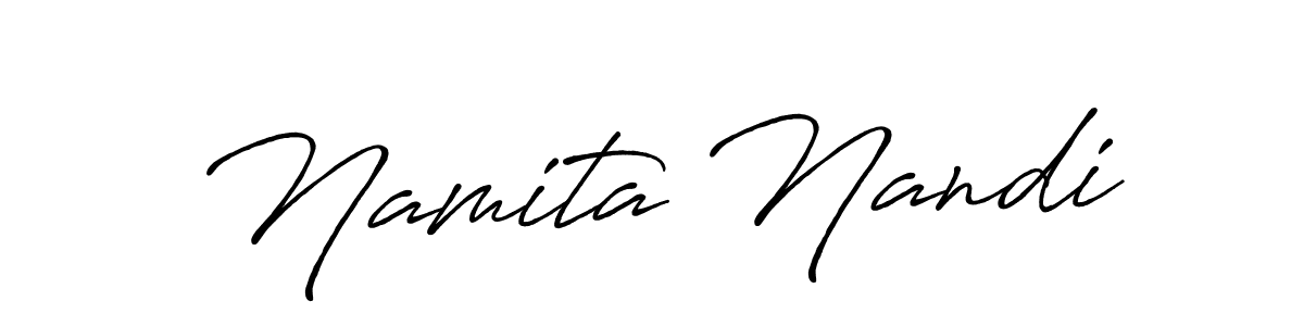 Make a beautiful signature design for name Namita Nandi. Use this online signature maker to create a handwritten signature for free. Namita Nandi signature style 7 images and pictures png