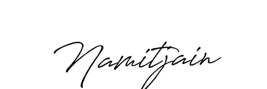 How to Draw Namitjain signature style? Antro_Vectra_Bolder is a latest design signature styles for name Namitjain. Namitjain signature style 7 images and pictures png