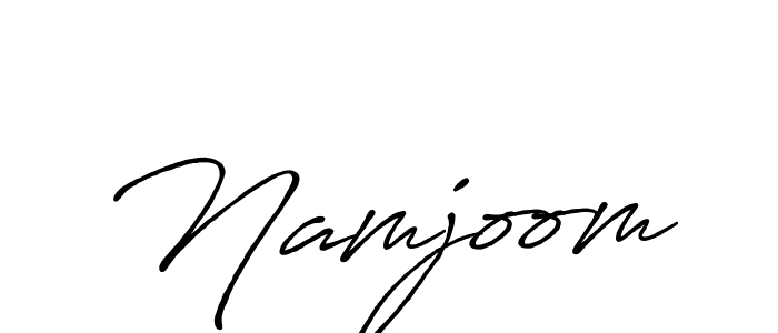 Also You can easily find your signature by using the search form. We will create Namjoom name handwritten signature images for you free of cost using Antro_Vectra_Bolder sign style. Namjoom signature style 7 images and pictures png