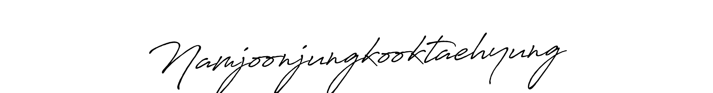 How to Draw Namjoonjungkooktaehyung signature style? Antro_Vectra_Bolder is a latest design signature styles for name Namjoonjungkooktaehyung. Namjoonjungkooktaehyung signature style 7 images and pictures png