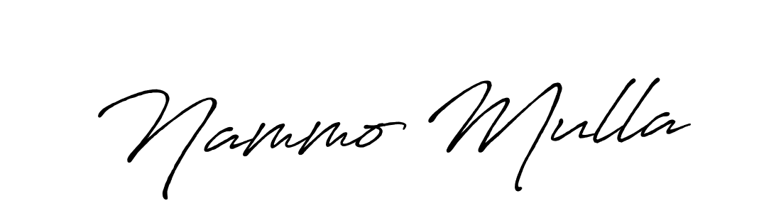 Also You can easily find your signature by using the search form. We will create Nammo Mulla name handwritten signature images for you free of cost using Antro_Vectra_Bolder sign style. Nammo Mulla signature style 7 images and pictures png