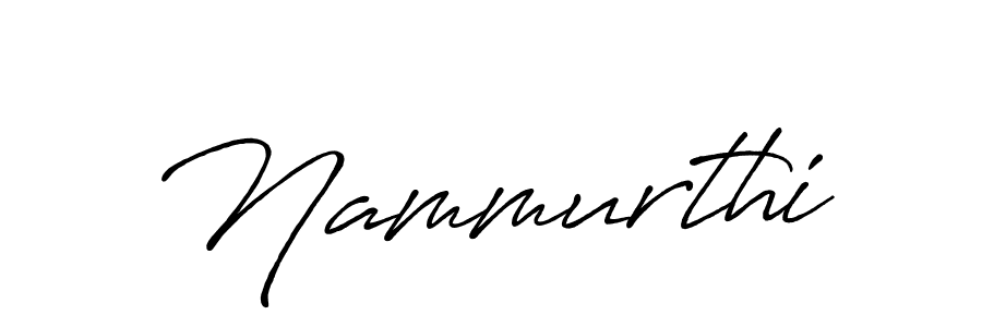 Make a beautiful signature design for name Nammurthi. With this signature (Antro_Vectra_Bolder) style, you can create a handwritten signature for free. Nammurthi signature style 7 images and pictures png