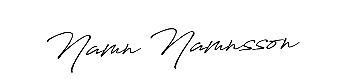 if you are searching for the best signature style for your name Namn Namnsson. so please give up your signature search. here we have designed multiple signature styles  using Antro_Vectra_Bolder. Namn Namnsson signature style 7 images and pictures png