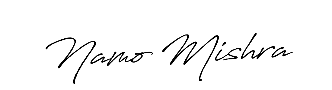 Also we have Namo Mishra name is the best signature style. Create professional handwritten signature collection using Antro_Vectra_Bolder autograph style. Namo Mishra signature style 7 images and pictures png