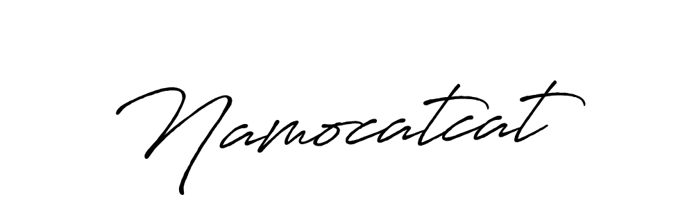 Make a beautiful signature design for name Namocatcat. Use this online signature maker to create a handwritten signature for free. Namocatcat signature style 7 images and pictures png