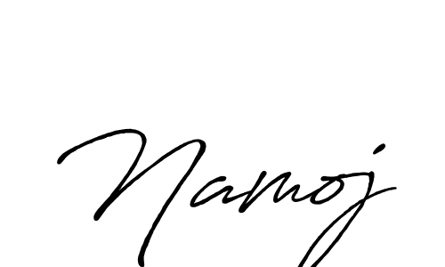 The best way (Antro_Vectra_Bolder) to make a short signature is to pick only two or three words in your name. The name Namoj include a total of six letters. For converting this name. Namoj signature style 7 images and pictures png