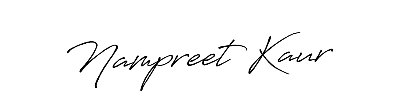 Use a signature maker to create a handwritten signature online. With this signature software, you can design (Antro_Vectra_Bolder) your own signature for name Nampreet Kaur. Nampreet Kaur signature style 7 images and pictures png